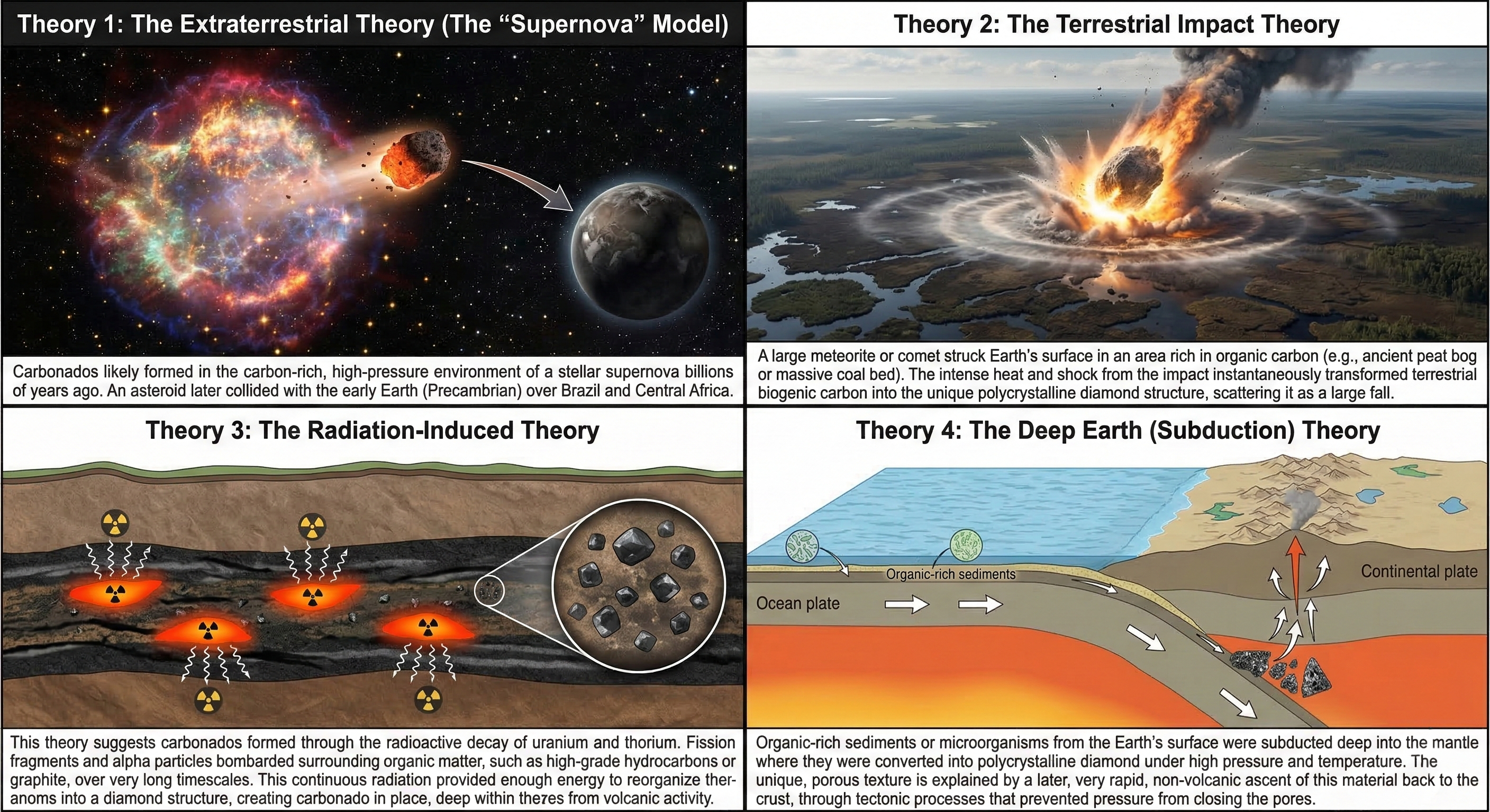 What are Carbonado Black Diamonds?