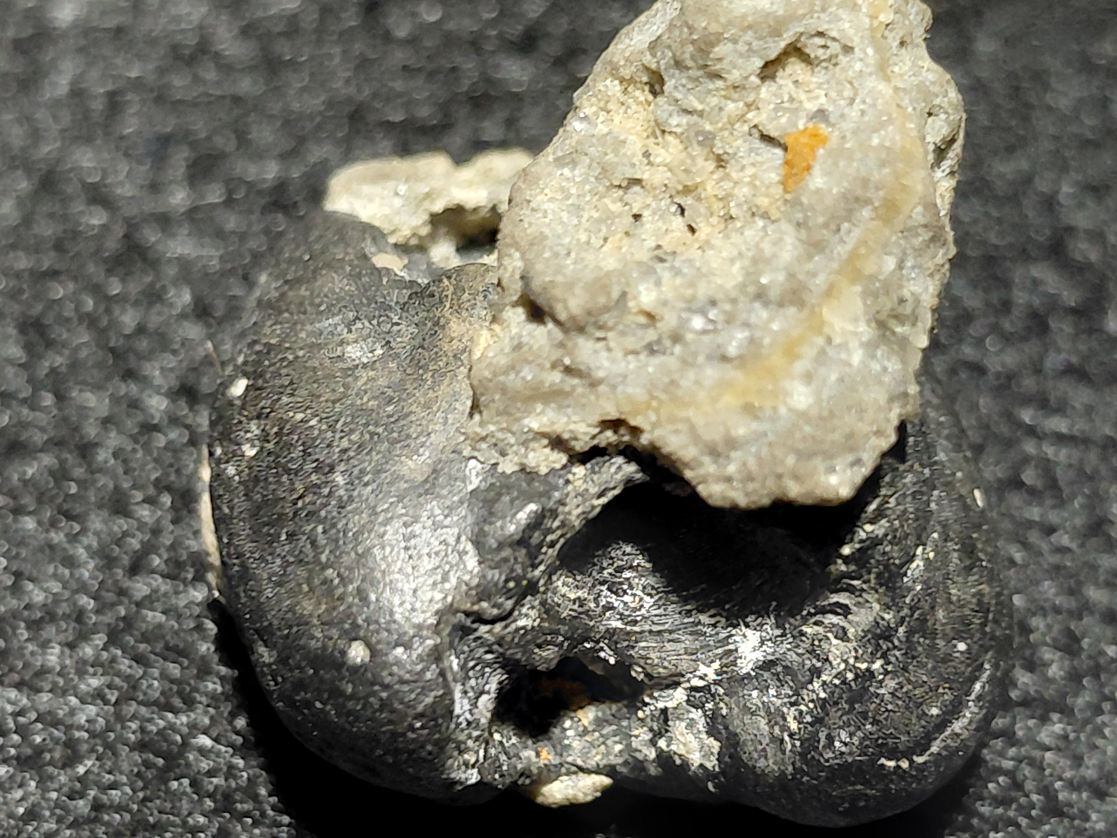 #2002 - 11.8 grams / 59.2ct - Raw Carbonado Diamond - Precambrian Impact Meteorite Specimen