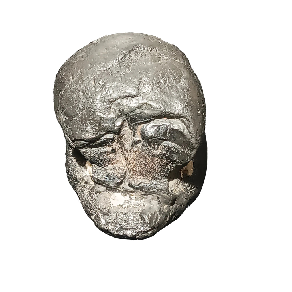 #1001 "Skully" - 145.9 grams / 777 ct - Raw Carbonado Diamond - Precambrian Impact Meteorite Specimen - Musium Quality