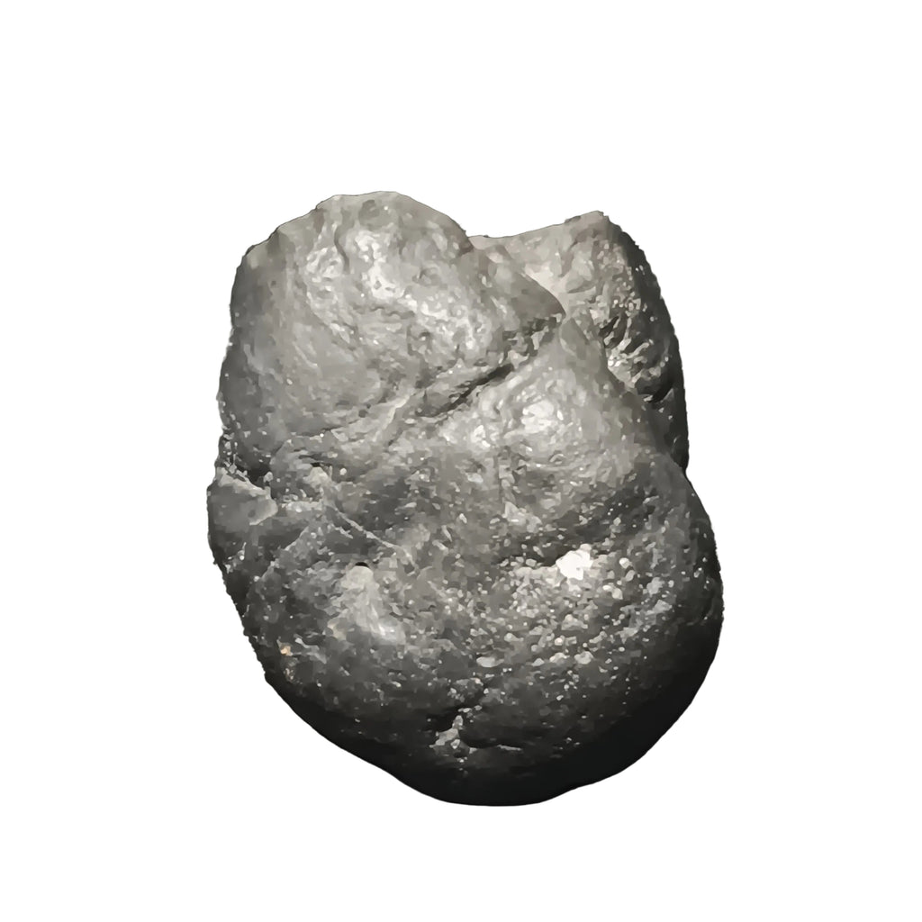 #1001 "Skully" - 145.9 grams / 777 ct - Raw Carbonado Diamond - Precambrian Impact Meteorite Specimen - Musium Quality